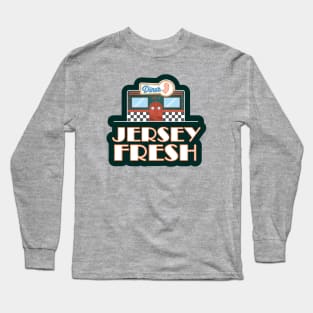 Jersey Fresh Retro New Jersey Diner Sign Long Sleeve T-Shirt